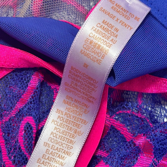 Savage X Fenty Lace Teddy 3X NWT - Picture 4 of 4